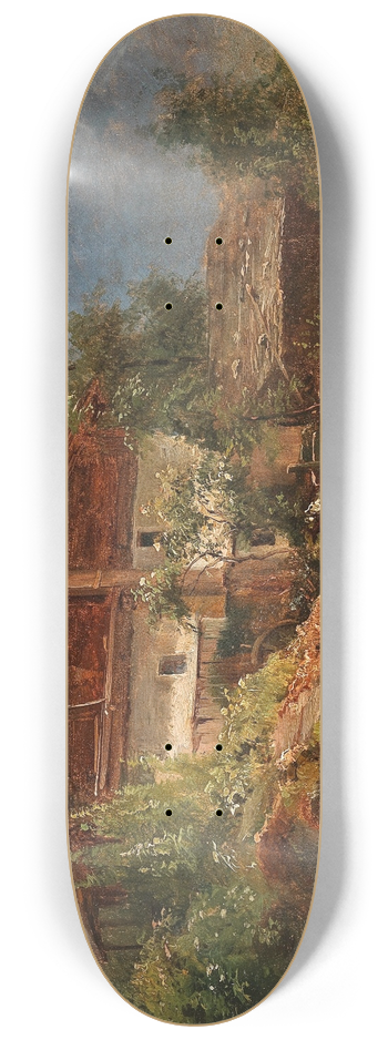 Ludwig Halauska - Landschaft in Tirol 8.25 inch art skate deck
