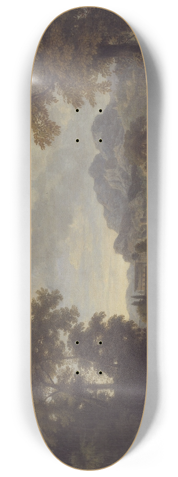 Johannes Glauber - Classical Landscape with Diana and her Nymphs 8.25 inch art skate deck