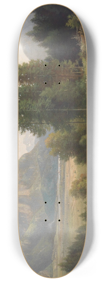 Ludwig Sckell - Partie am Kochelsee 8.25 inch art skate deck