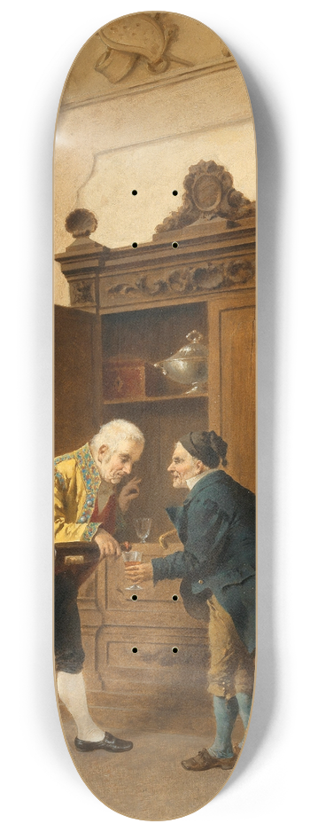 Luigi Crosio - Cheers! 8.25 inch art skate deck