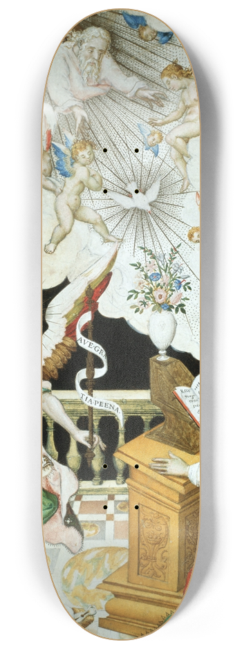 Luis Lagarto - The Annunciation 8.25 inch art skate deck