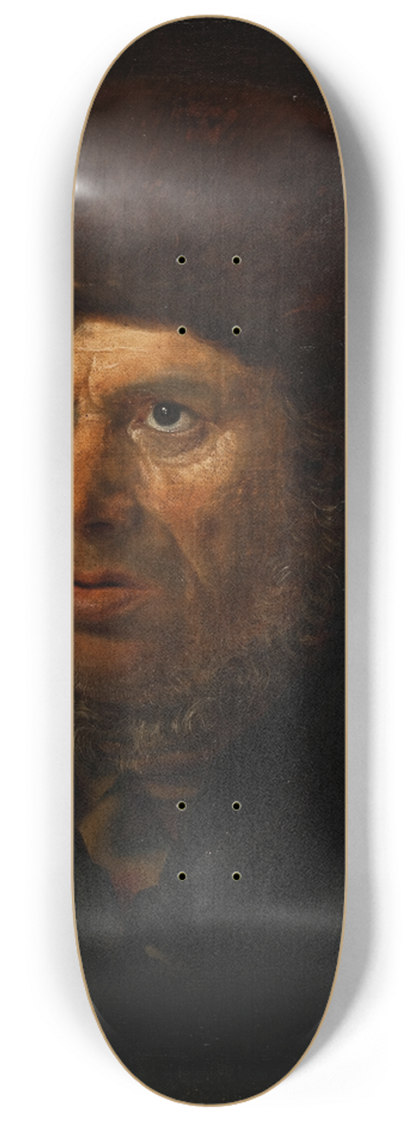 Johannes Jensen - Portrait Of An Old Sailor 8.25 inch art skate deck