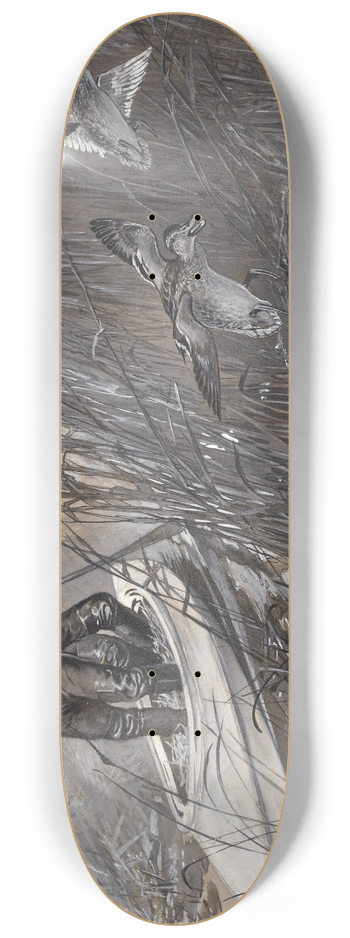 Lynn Bogue Hunt - Duck Hunting 8.25 inch art skate deck