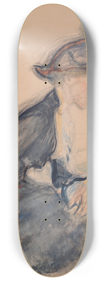 Magnus Enckell - Mrs Anni Lagerborg 8.25 inch art skate deck