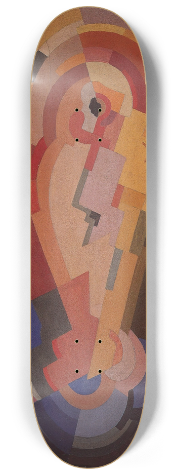 Mainie Jellett - Abstract Composition 8.25 inch art skate deck