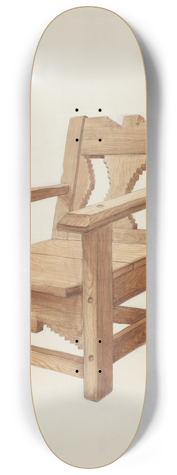 Majel G. Claflin - Chair 8.25 inch art skate deck