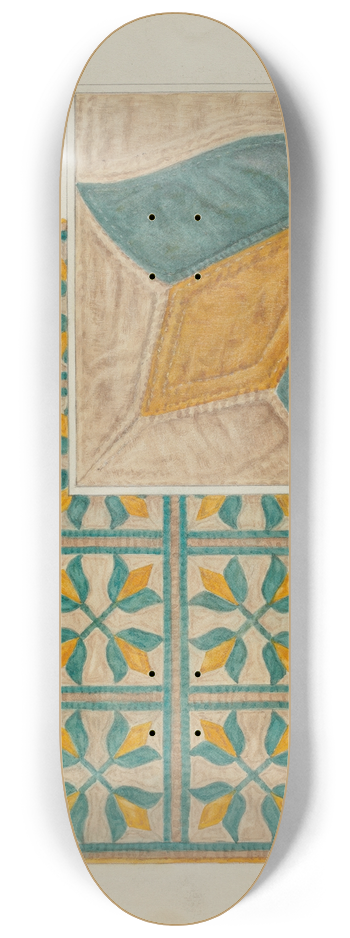 Manuel G. Runyan - Coverlet-Applique Quilt 8.25 inch art skate deck