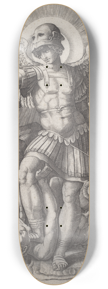 Marco Dente - Saint Michael 8.25 inch art skate deck