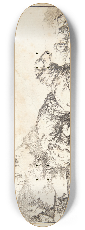 Marcus de Bye - To liggende fr 8.25 inch art skate deck