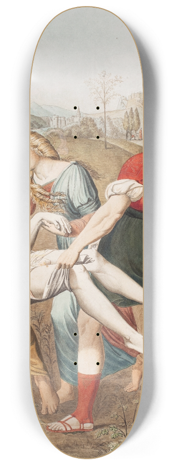 Johannes Senn - Rafael; Kristi gravlggelse 8.25 inch art skate deck