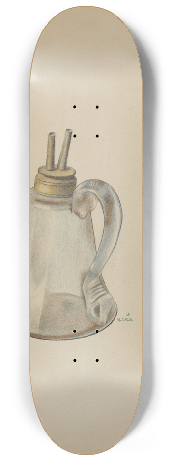 Margaret Stottlemeyer - Whale Oil Lamp 8.25 inch art skate deck