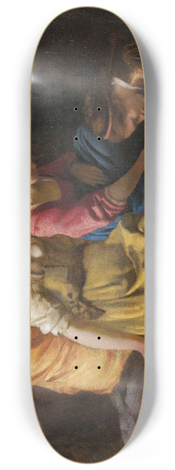 Johannes Vermeer - Diana and Her Nymphs 8.25 inch art skate deck