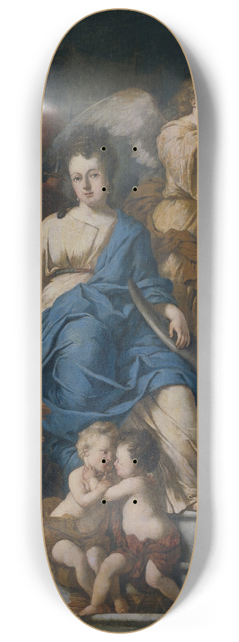 Johannes Voorhout - Allegory of the Treaty of Ryswick, 1697 8.25 inch art skate deck