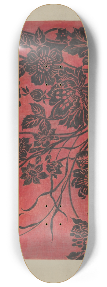 Marie Alain - Stenciled Table Cover 8.25 inch art skate deck