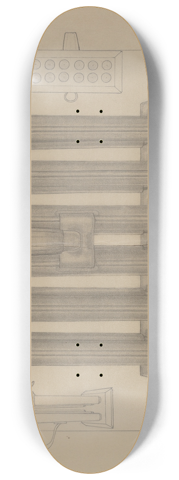 Marie Famularo - Candle Mold 8.25 inch art skate deck