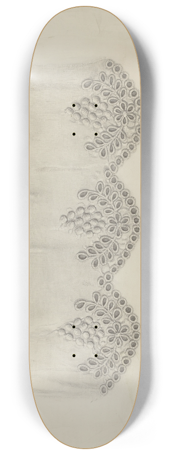 Marie Famularo - Embroidered Edging 8.25 inch art skate deck