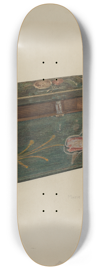 Marie Famularo - Trinket Box 8.25 inch art skate deck