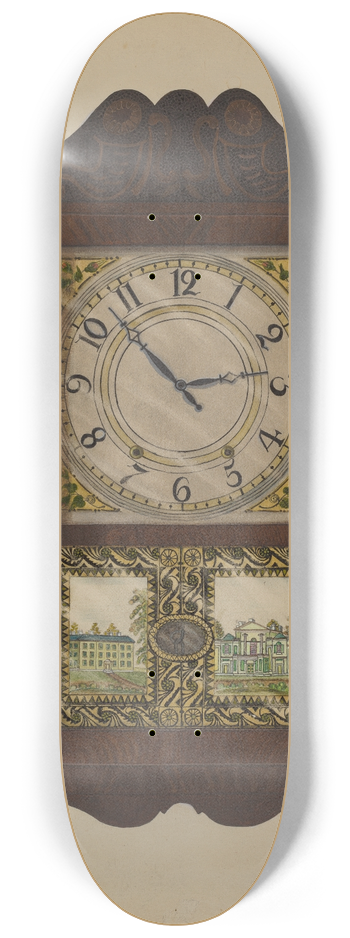 Marie Famularo - Wall Clock 8.25 inch art skate deck