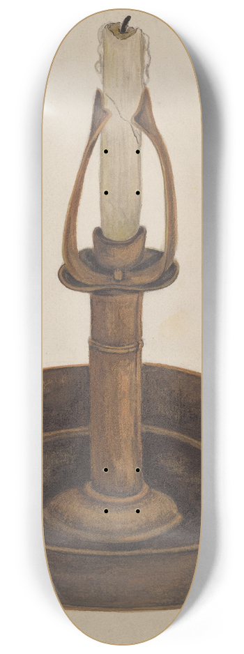 Marie Lutrell - Candlestick 8.25 inch art skate deck