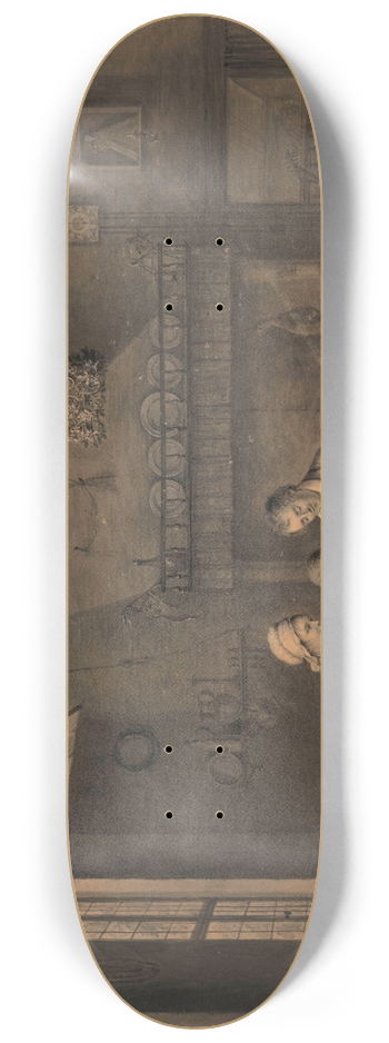 Marie Simons - Breakfast at the Farm 8.25 inch art skate deck