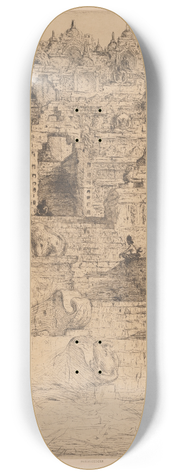 Marius Bauer - Boroboedoer 8.25 inch art skate deck