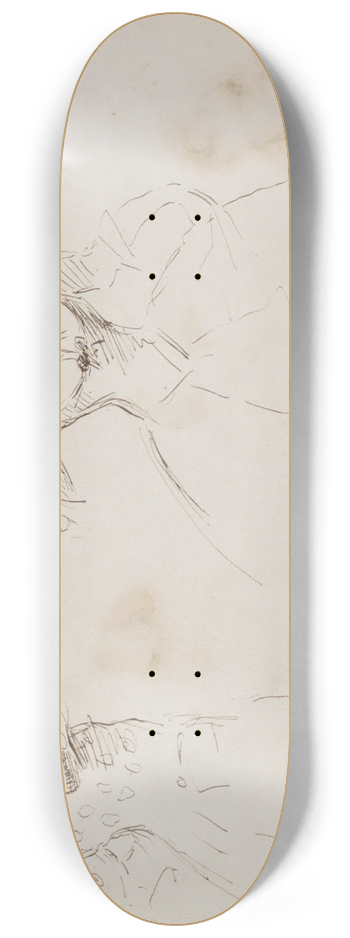 Marius Bauer - Dansend paar 8.25 inch art skate deck