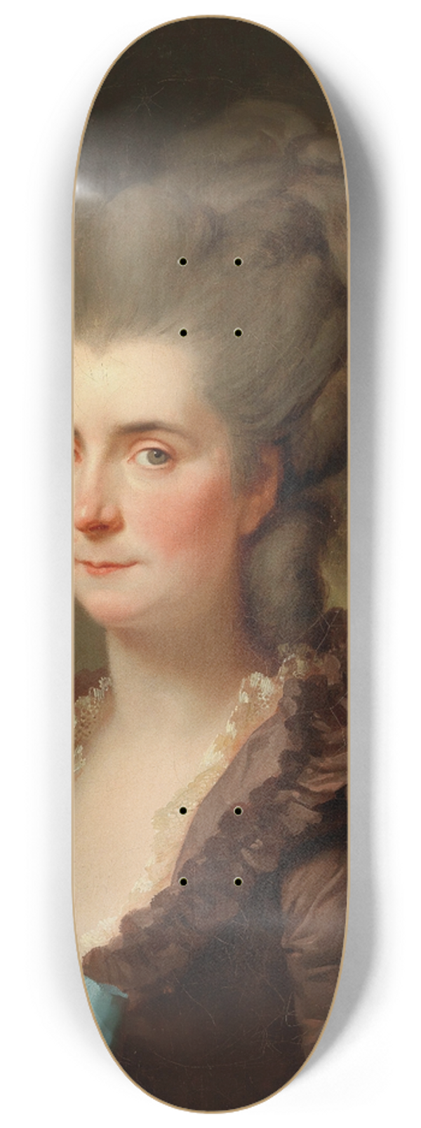 Johann Friedrich August Tischbein - Portrait Of Vernier De Joyencourt 8.25 inch art skate deck