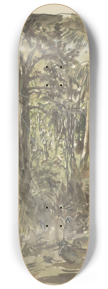 Marius Bauer - Oerwoud van Ceylon 8.25 inch art skate deck