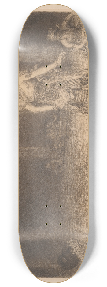 Marius Bauer - Wajang Wong 8.25 inch art skate deck