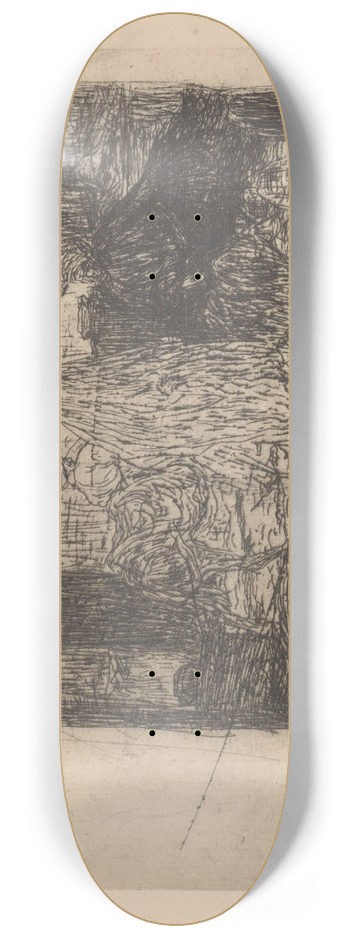 Marius Bauer - Winkel in Constantinopel 8.25 inch art skate deck