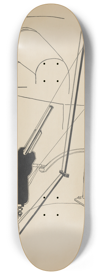 Marius de Zayas - Voil elle 8.25 inch art skate deck