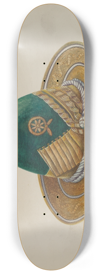 Marius Hansen - Spanish Southwest  Hat 8.25 inch art skate deck