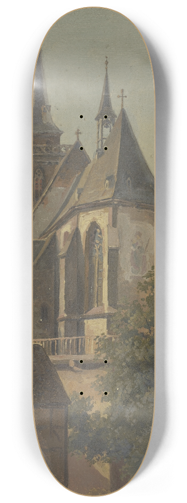 Johann Friedrich Hoff - St. Ursula in Oberursel 8.25 inch art skate deck