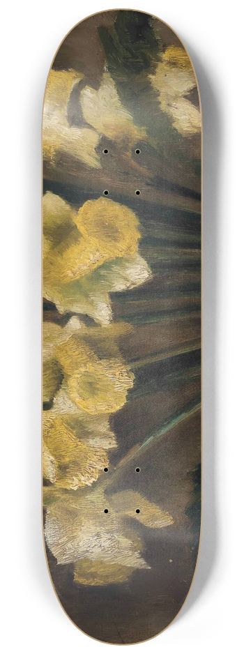 Mark Gertler - Daffodils 8.25 inch art skate deck