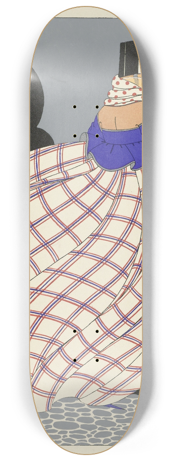 Marthe Romme - Les Douze Mois de lAnne; Brumaire 8.25 inch art skate deck