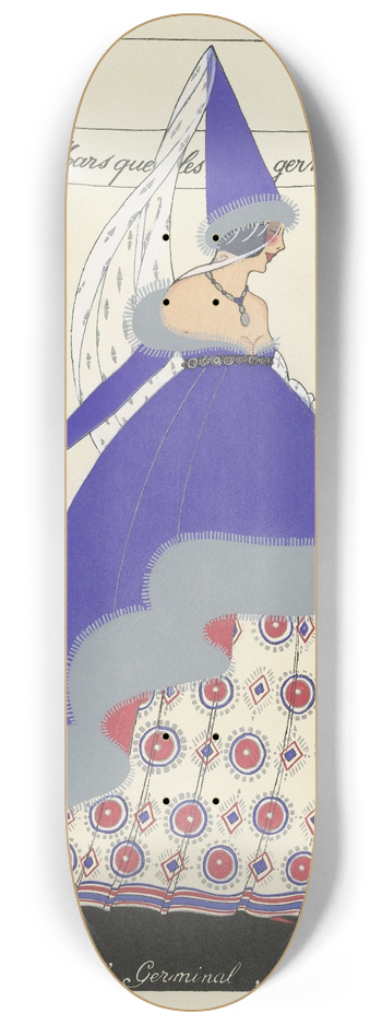 Marthe Romme - Les Douze Mois de lAnne; Germinal 8.25 inch art skate deck