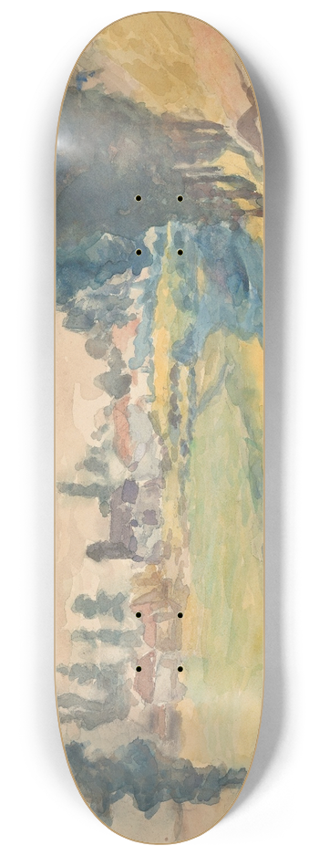 Martinus van Andringa - Heuvellandschap 8.25 inch art skate deck