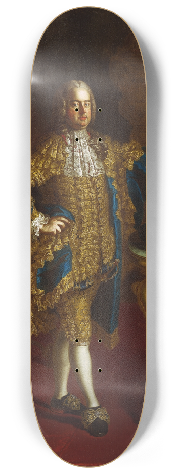 Martin van Meytens - Kaiser Franz I. Stephan 8.25 inch art skate deck