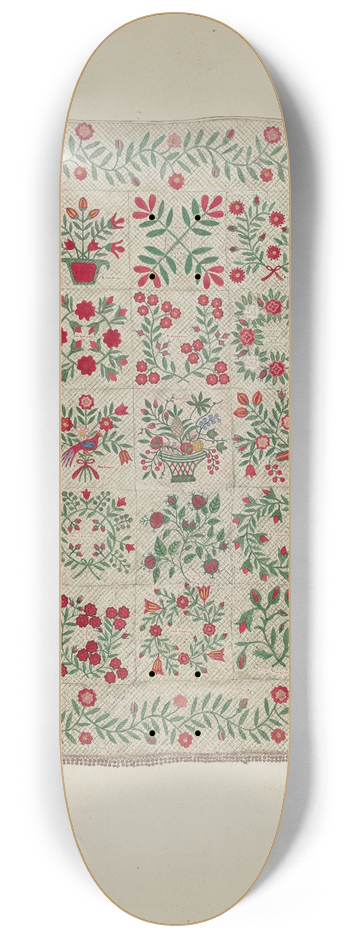 Mary Berner - Applique Quilt 8.25 inch art skate deck