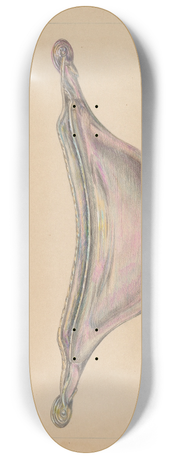 Mary Berner - Cake Basket 8.25 inch art skate deck