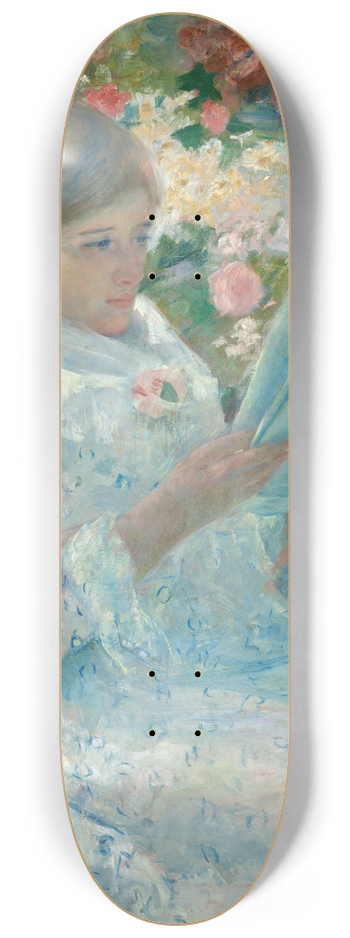 Mary Cassatt - On a Balcony 8.25 inch art skate deck