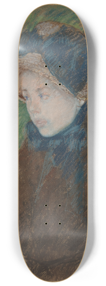 Mary Cassatt - Susan in a Straw Bonnet 8.25 inch art skate deck