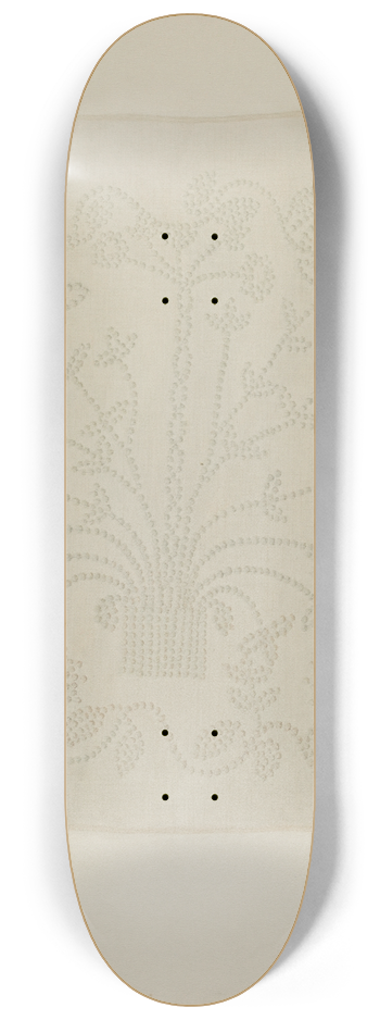Mary C. Davidson - Handwoven Linen 8.25 inch art skate deck