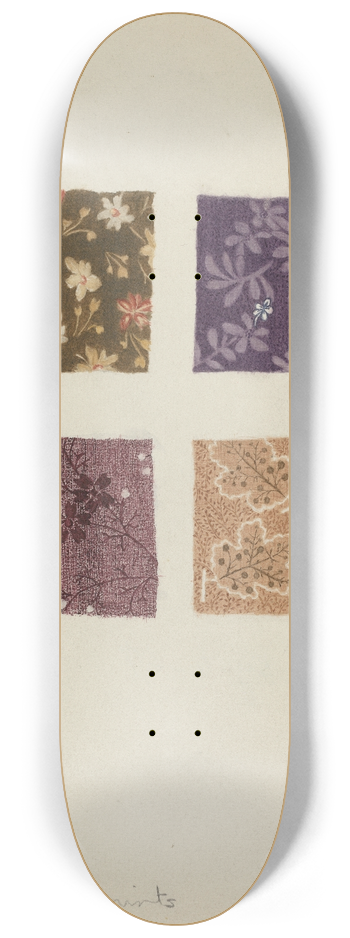 Mary C. Davidson - Printed Swatches 8.25 inch art skate deck