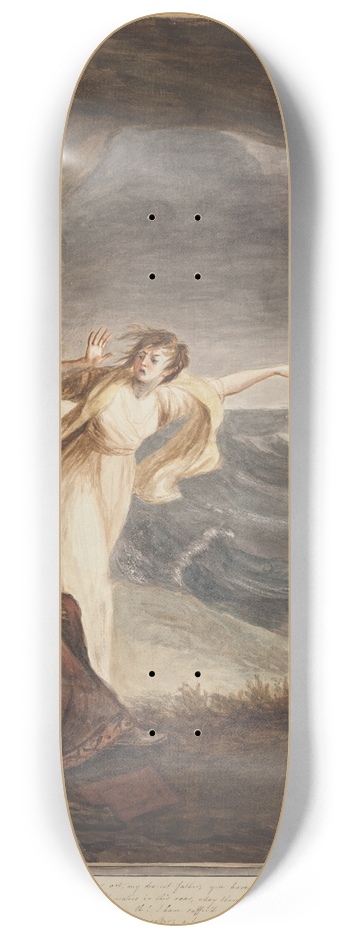 Mary Hoare - Prospero and Miranda 8.25 inch art skate deck