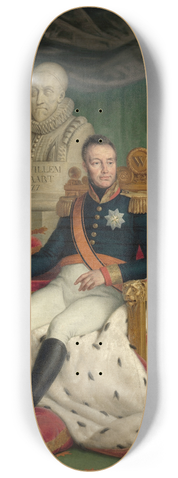 Mattheus Ignatius van Bree - King Willem I 8.25 inch art skate deck