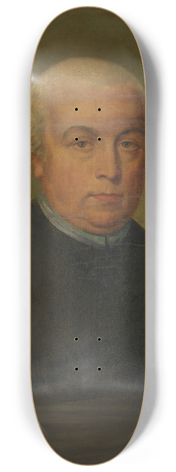 Mattheus Ignatius van Bree - Priest Jacques-Matthieu De Moor 8.25 inch art skate deck