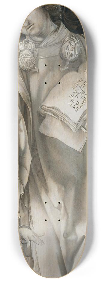 Matthias Grnewald - Saint Cyriacus 8.25 inch art skate deck
