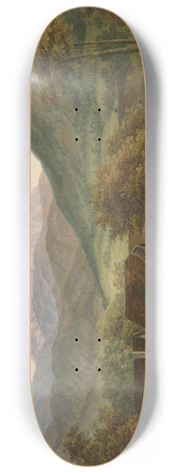 Matthias Rudolf Toma - Blick auf den Schneeberg 8.25 inch art skate deck