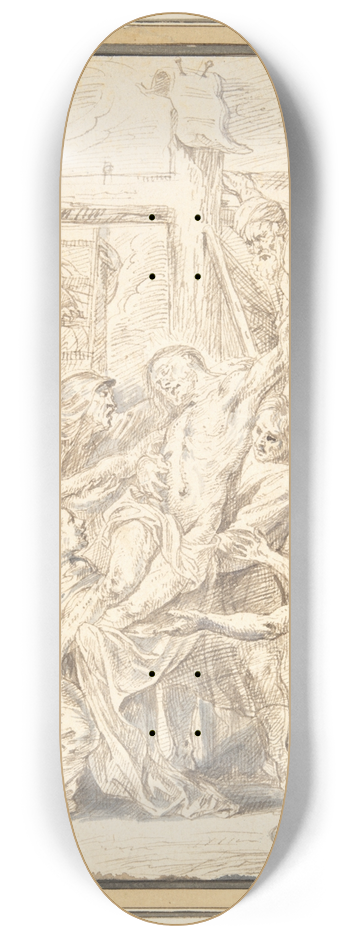 Matthys van den Bergh - Deposition from theCross 8.25 inch art skate deck